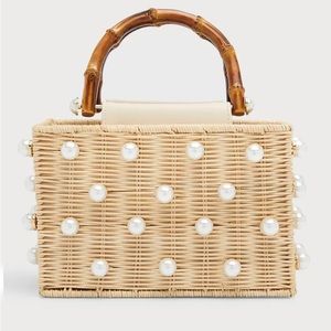 BTB Los Angeles Chloe Pearl Top-Handle Box Bag